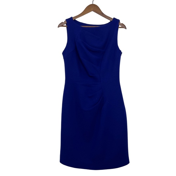 Milly Knit Cobalt Blue Wool Blend Dress Size Medium - Picture 1 of 11